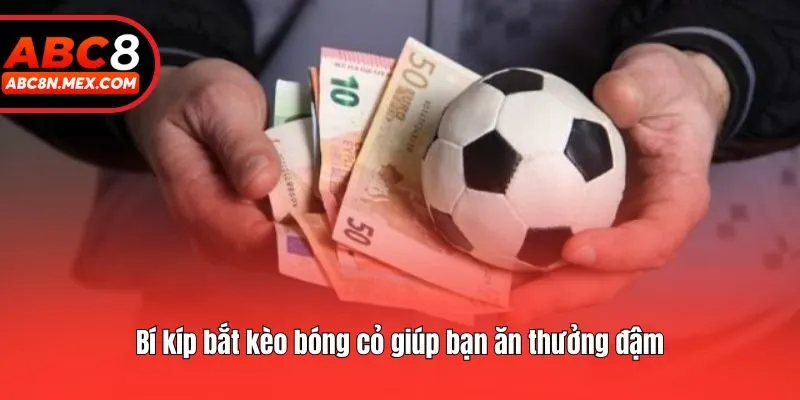 Bí kíp bắt kèo bóng cỏ giúp bạn ăn thưởng đậm
