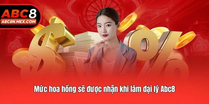Mức hoa hồng sẽ được nhận khi làm đại lý Abc8