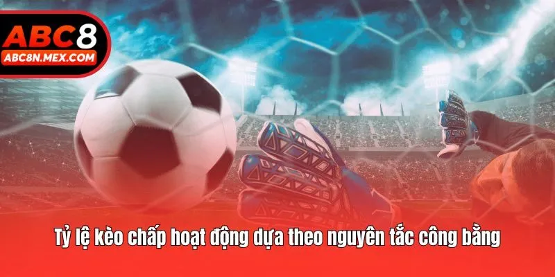 Tỷ lệ kèo chấp hoạt động dựa theo nguyên tắc công bằng